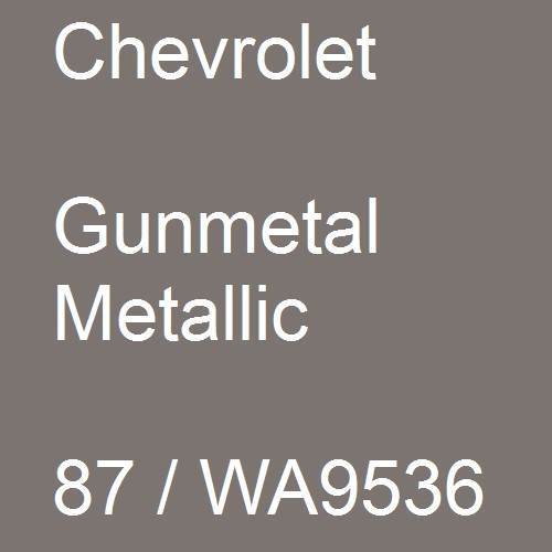 Chevrolet, Gunmetal Metallic, 87 / WA9536.